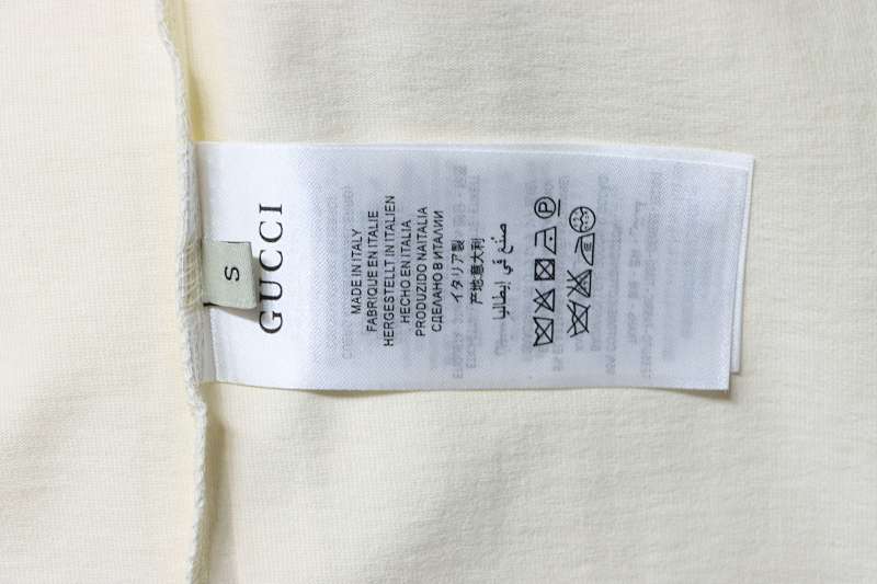 GUCCI Double G Interlocking Print Logo Short Sleeve T-Shirt Style 1
