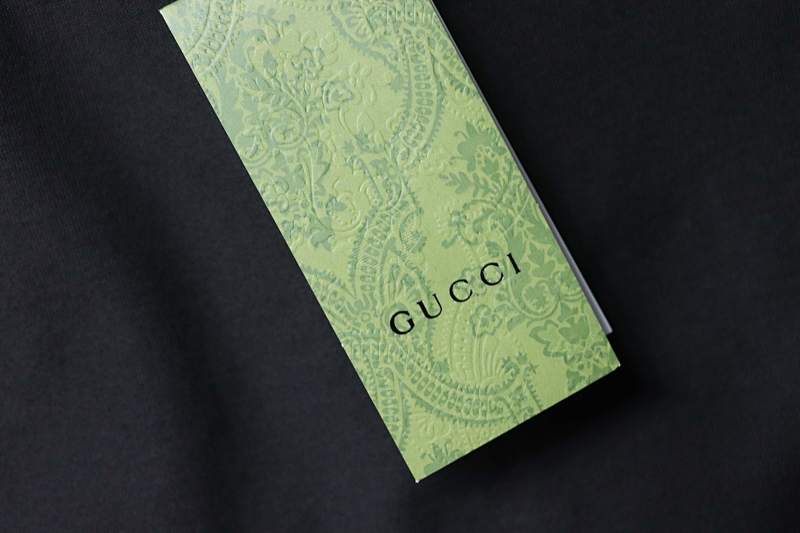 GUCCI Double G Interlocking Print Logo Short Sleeve T-Shirt Style 2