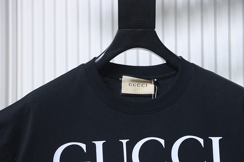 GUCCI Double G Interlocking Print Short Sleeve T-Shirt Style 1
