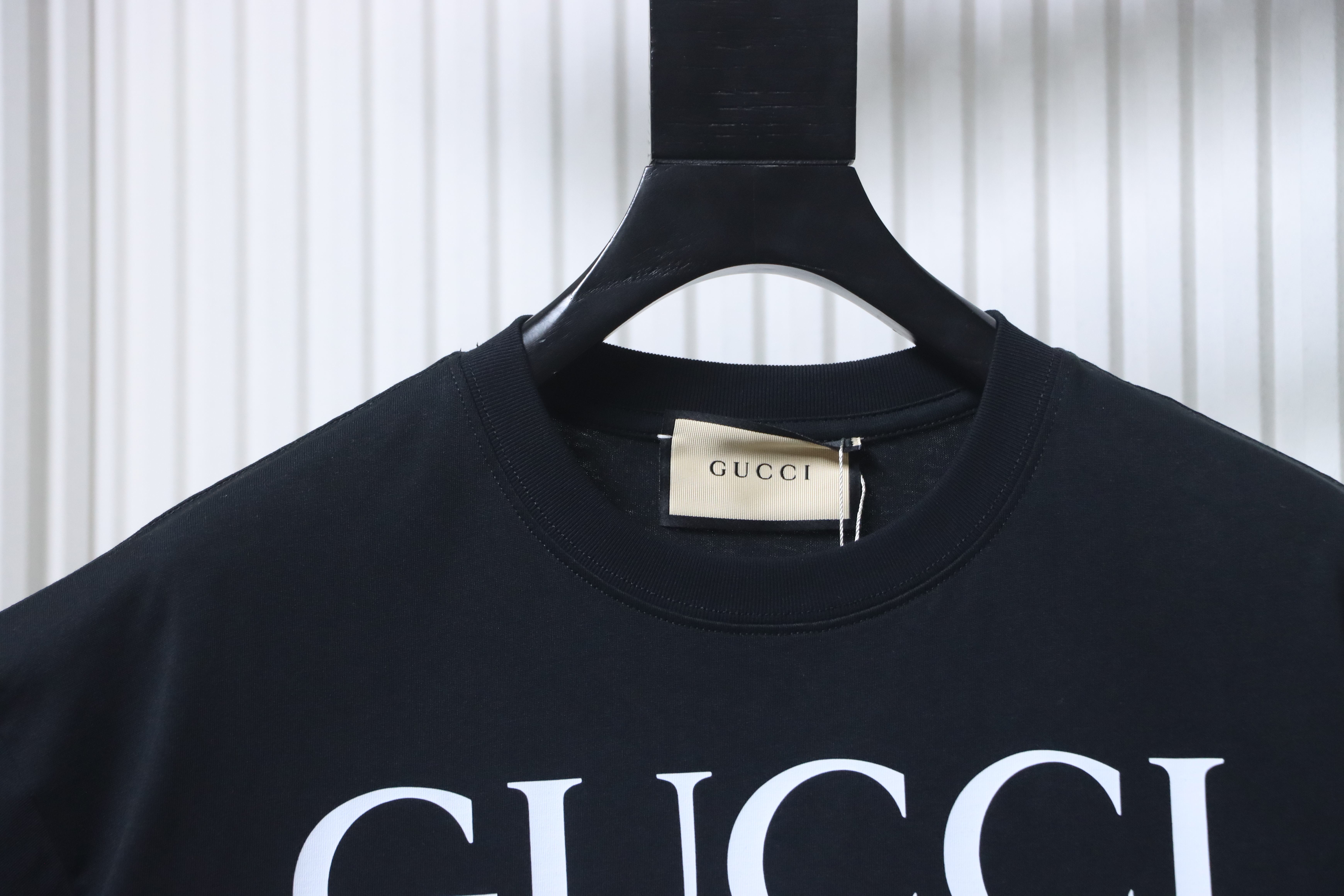 GUCCI Double G Interlocking Print Short Sleeve T-Shirt Style 1