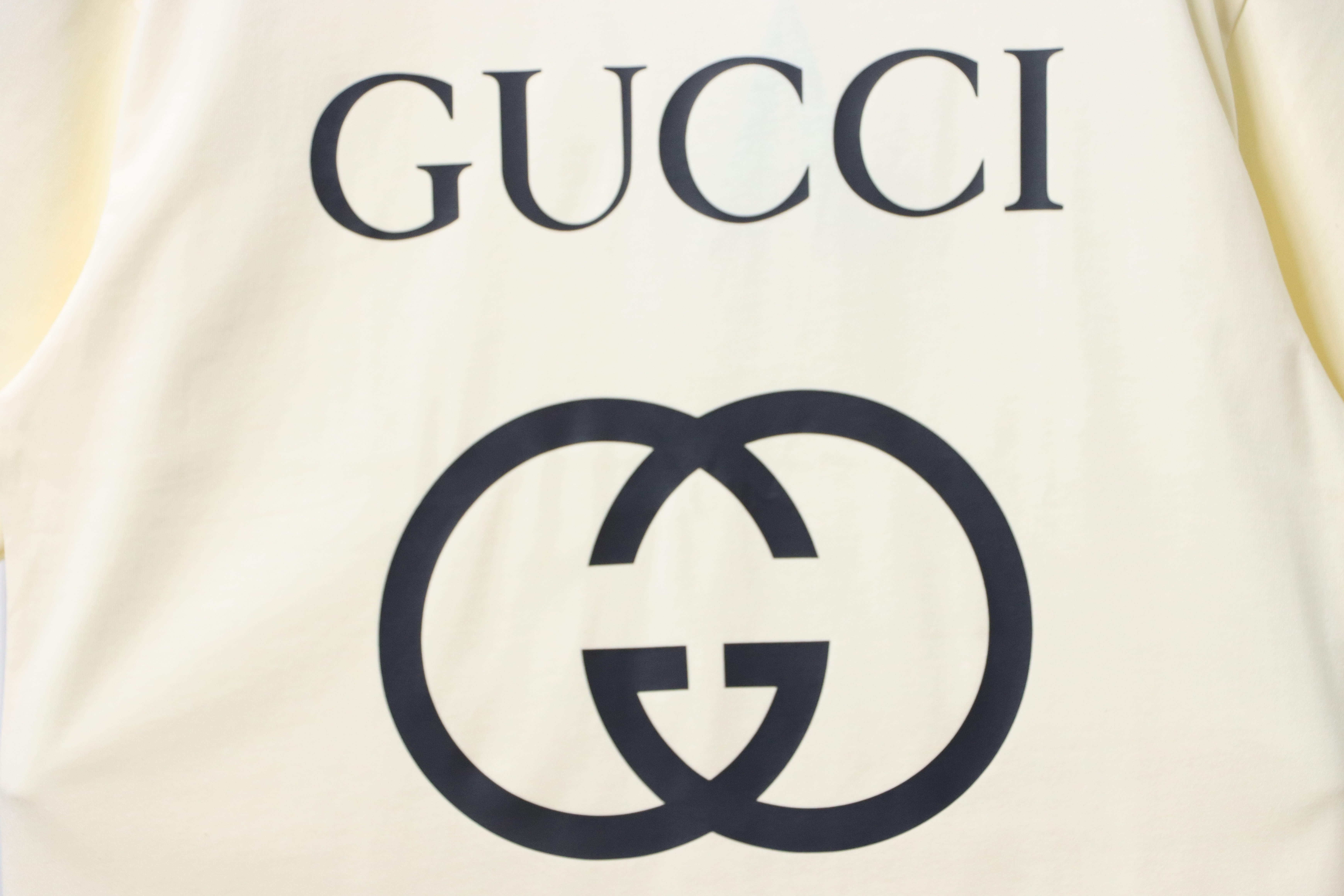 GUCCI Double G Interlocking Print Short Sleeve T-Shirt Style 2