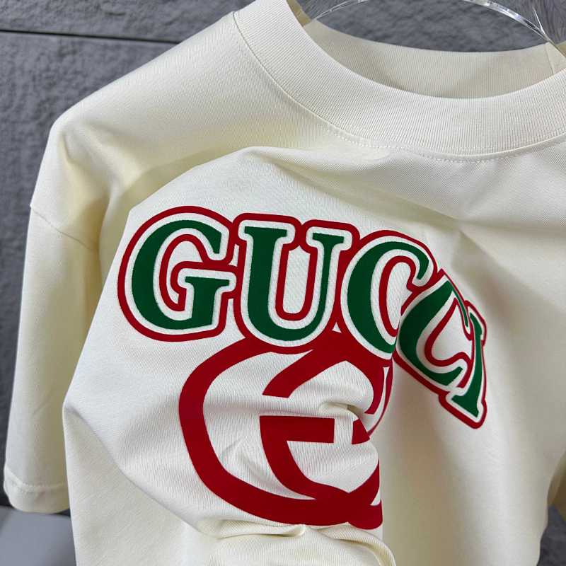 GUCCI Double G Short Sleeve T-Shirt