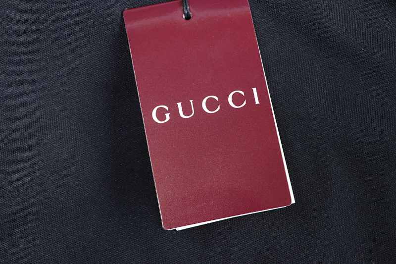 GUCCI Double G Small Logo Embroidery Short Sleeve Polo Shirt Style 1