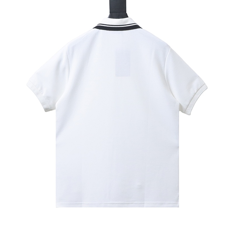 GUCCI Double G Small Logo Embroidery Short Sleeve Polo Shirt Style 2