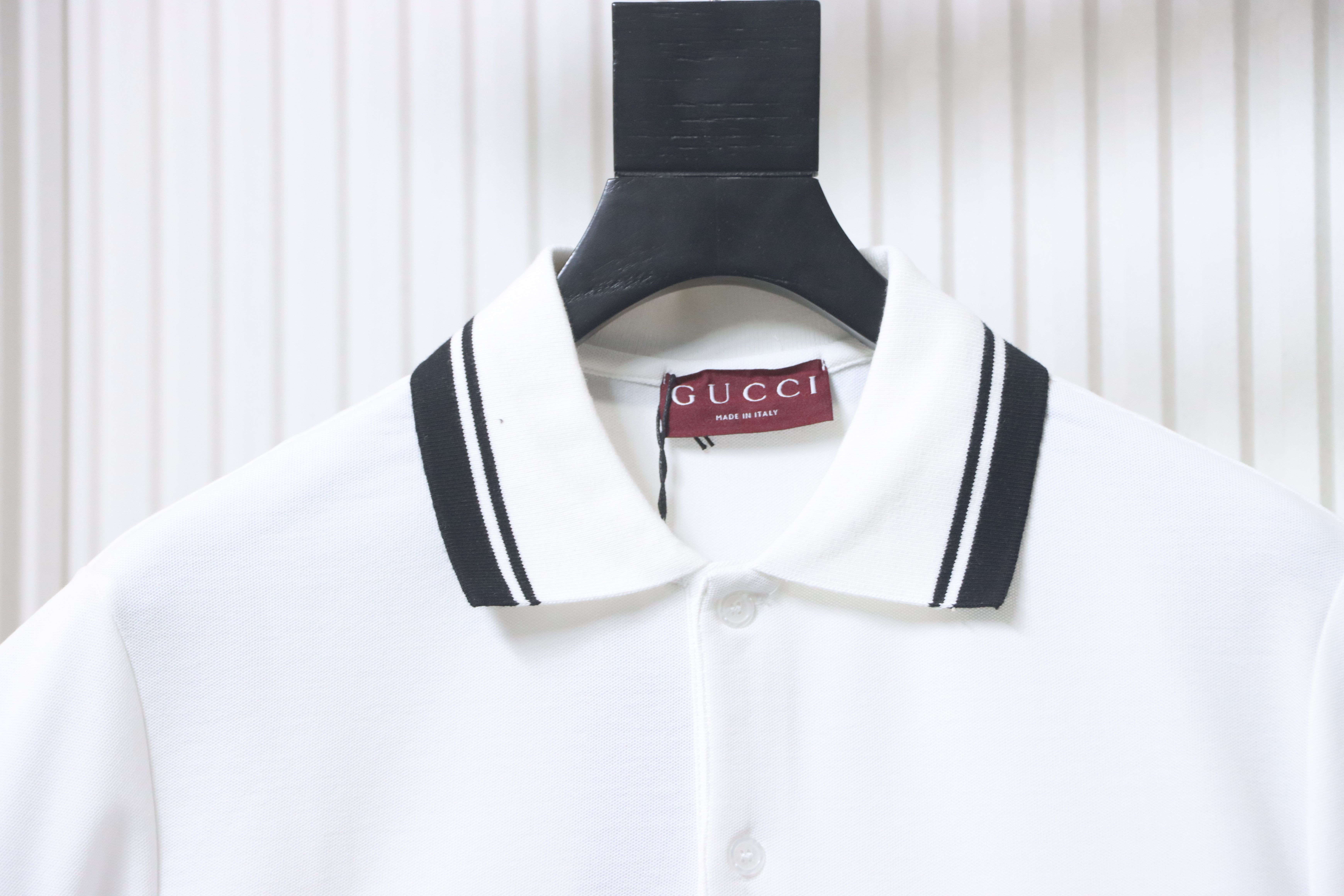 GUCCI Double G Small Logo Embroidery Short Sleeve Polo Shirt Style 2