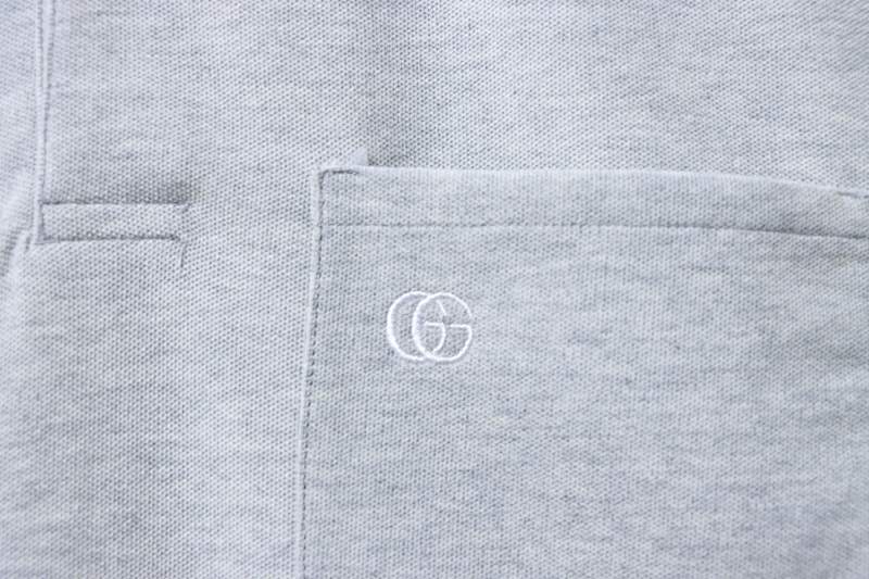 GUCCI Double G Small Logo Embroidery Short Sleeve Polo Shirt Style 3