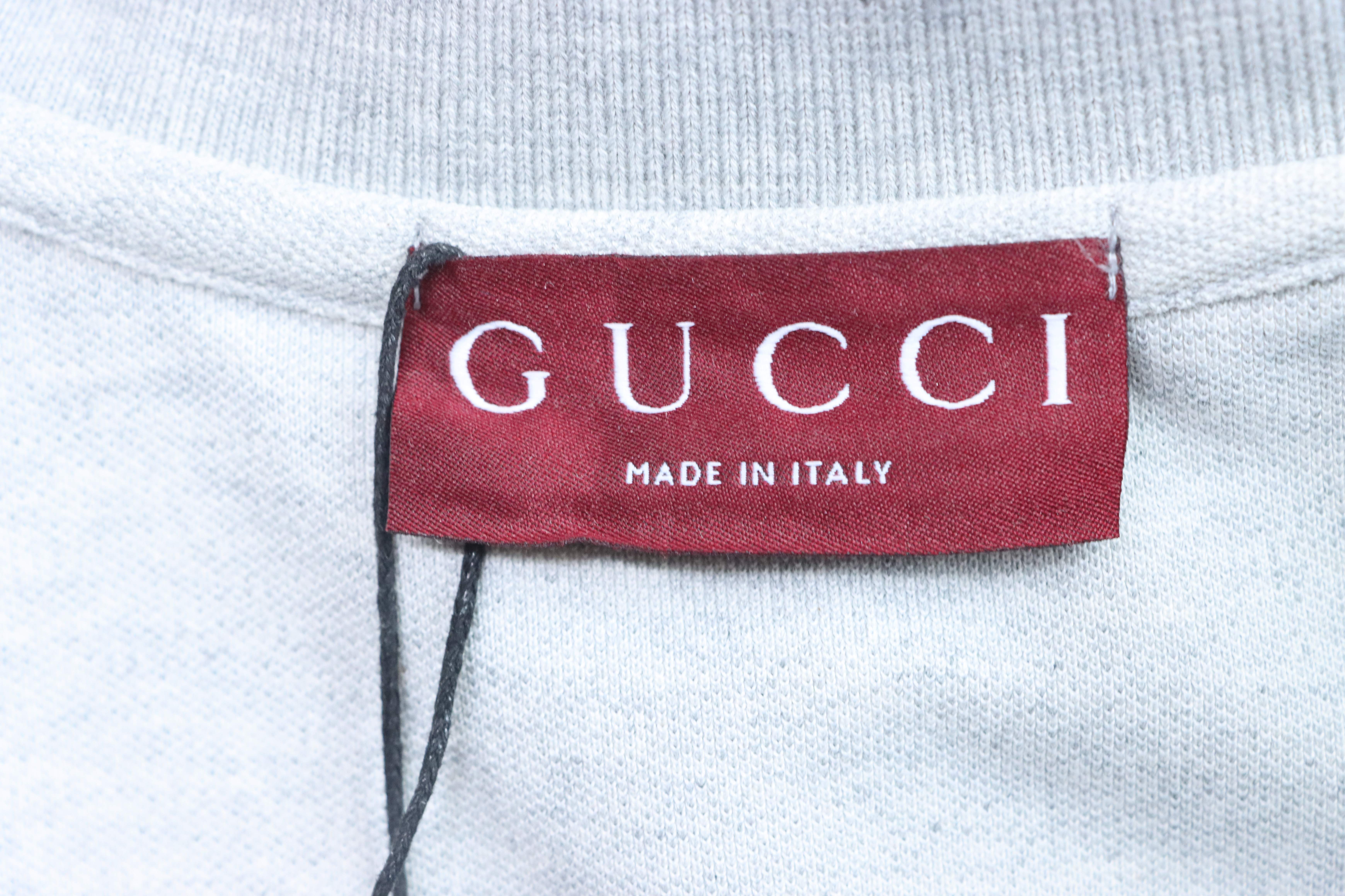 GUCCI Double G Small Logo Embroidery Short Sleeve Polo Shirt Style 3