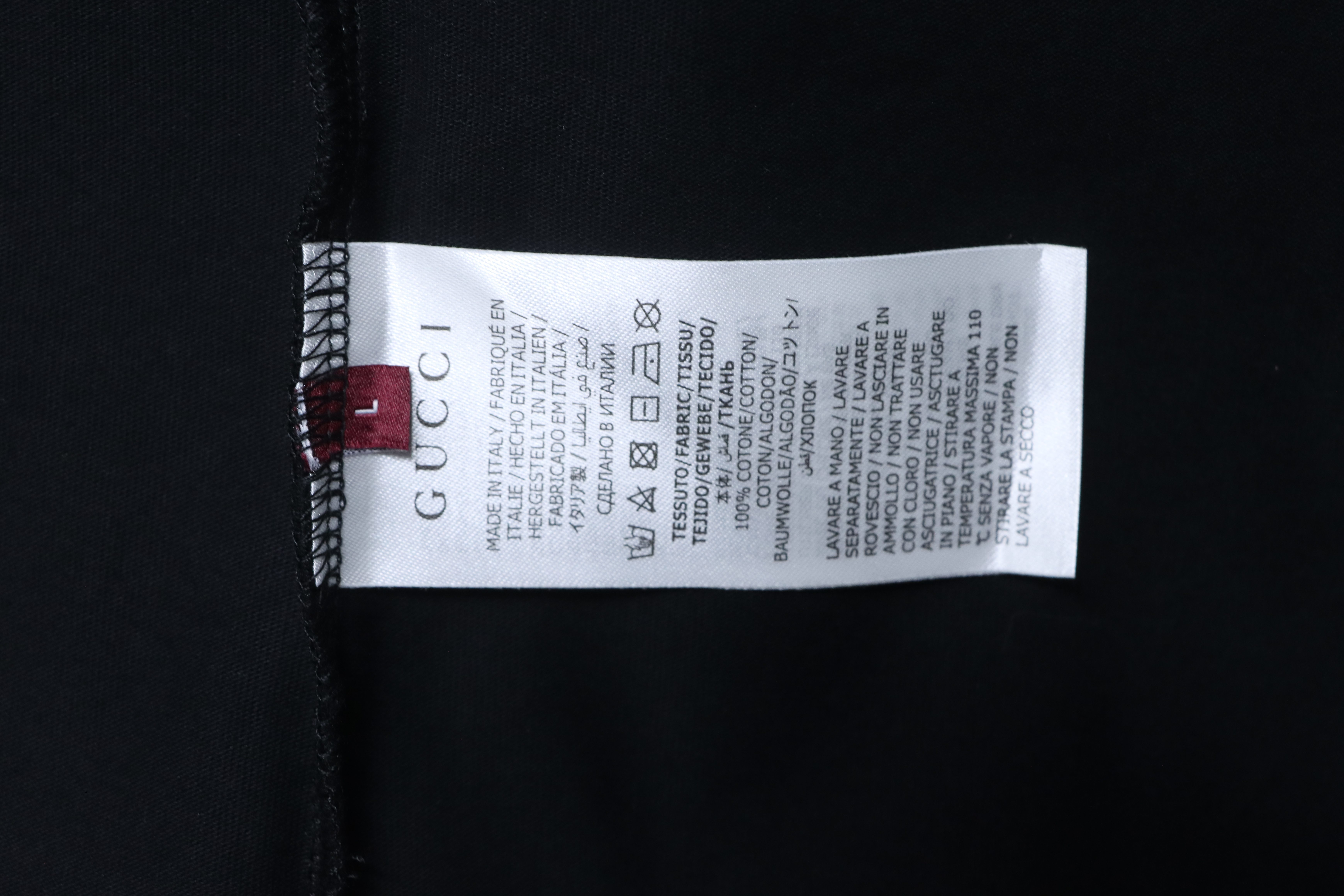 GUCCI Double G Small Logo Embroidery Short Sleeve T-Shirt Style 1