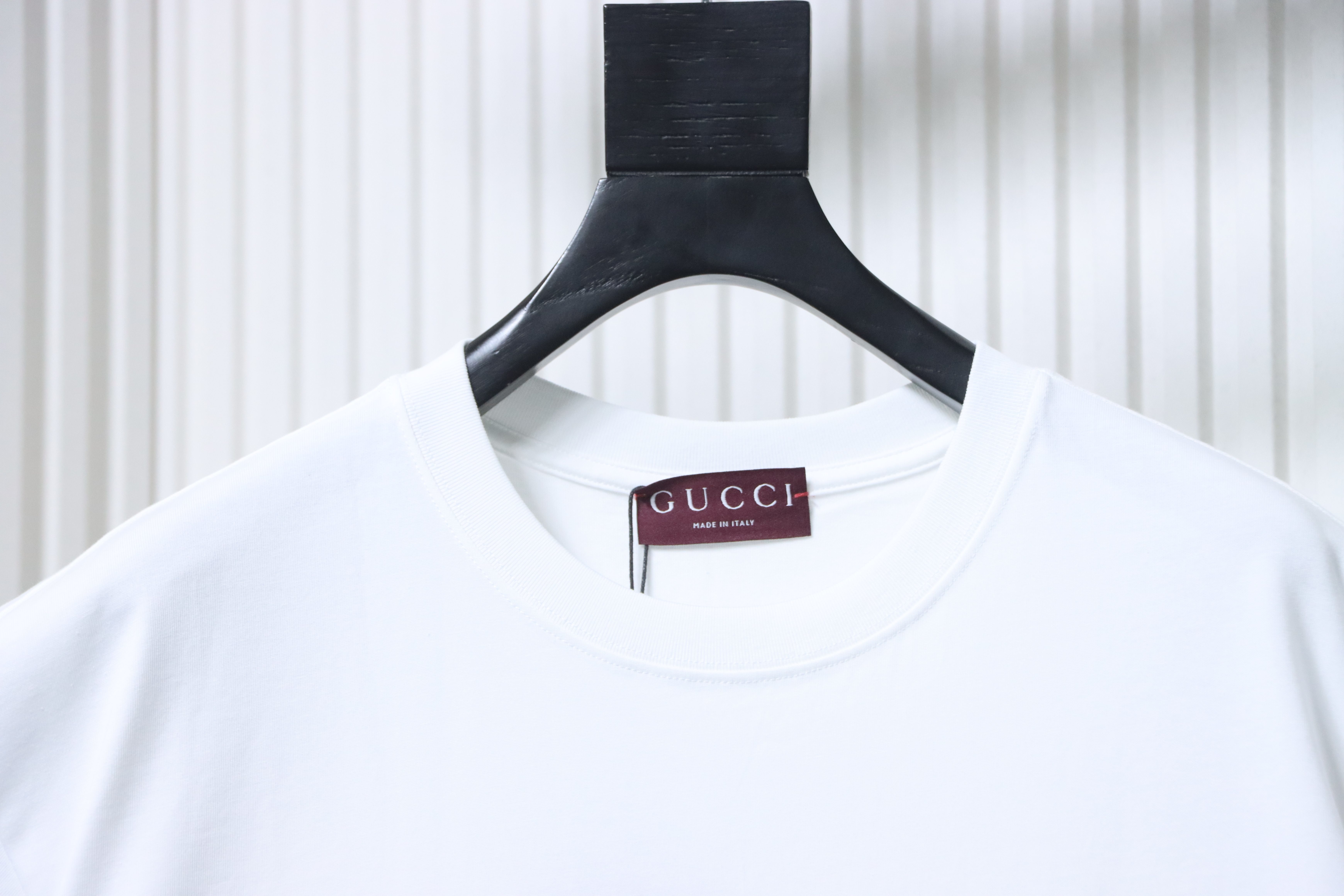 GUCCI Double G Small Logo Embroidery Short Sleeve T-Shirt Style 2