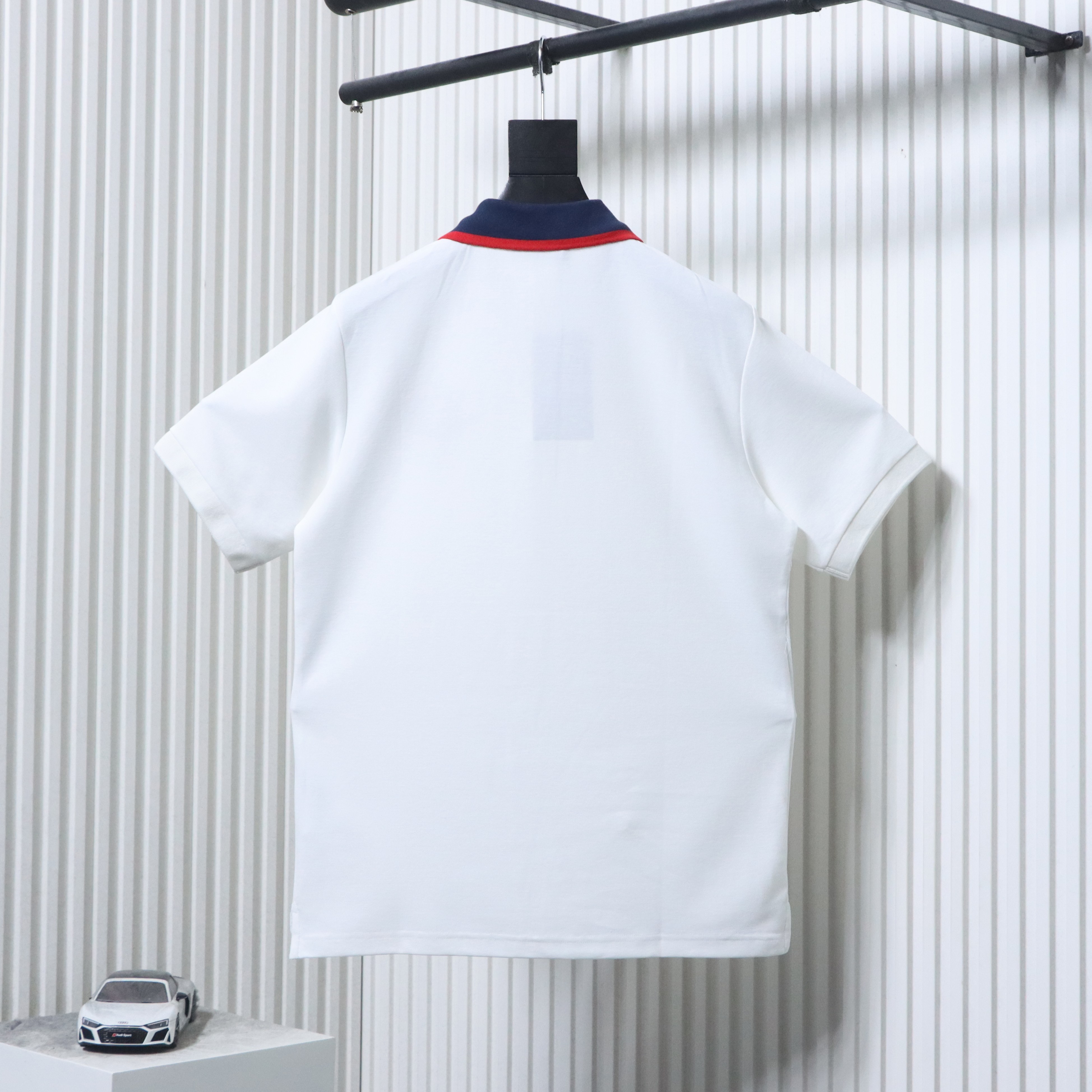 GUCCI Embroidery Logo Short Sleeve Polo Shirt
