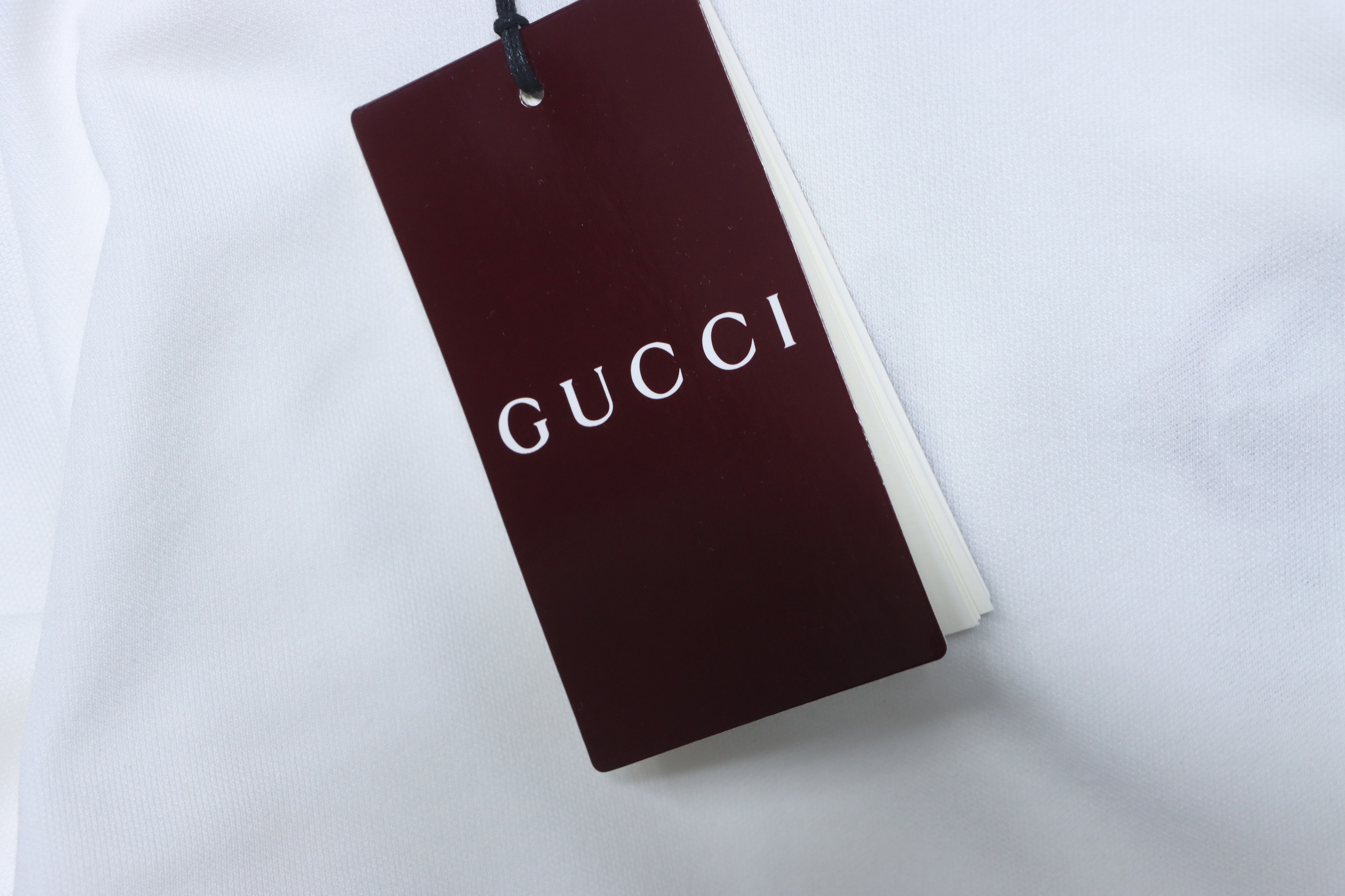 GUCCI Embroidery Logo Short Sleeve Polo Shirt