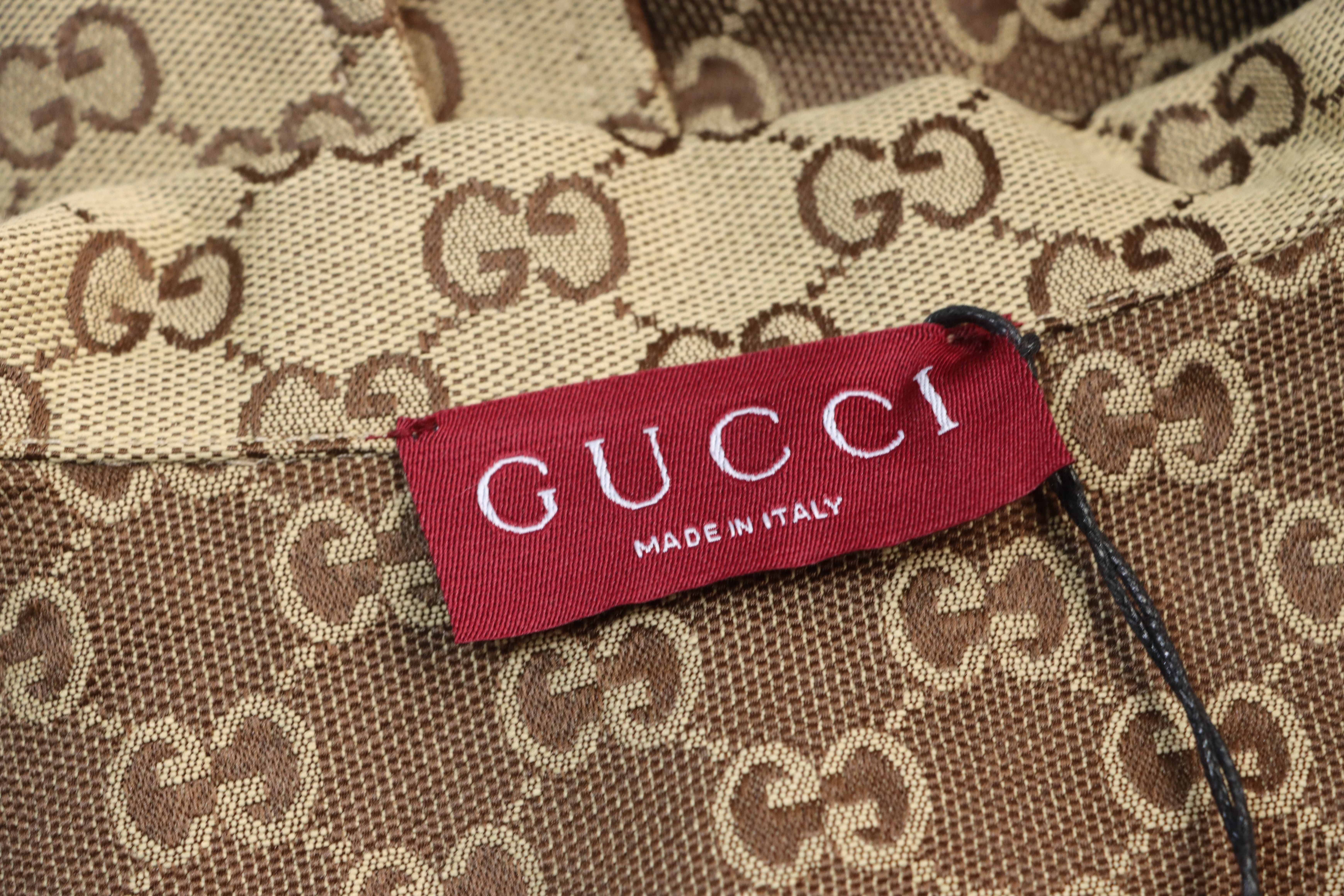 GUCCI Embroidery Monogram Short Sleeve Shirt