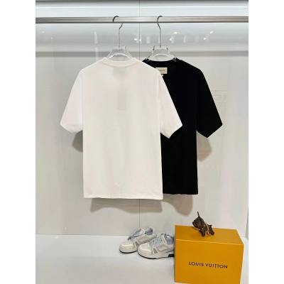 GUCCI Floral Letter Print Short Sleeve T-Shirt 02