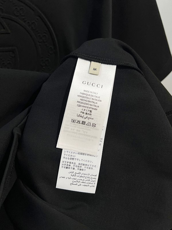 GUCCI Floral Letter Print Short Sleeve T-Shirt