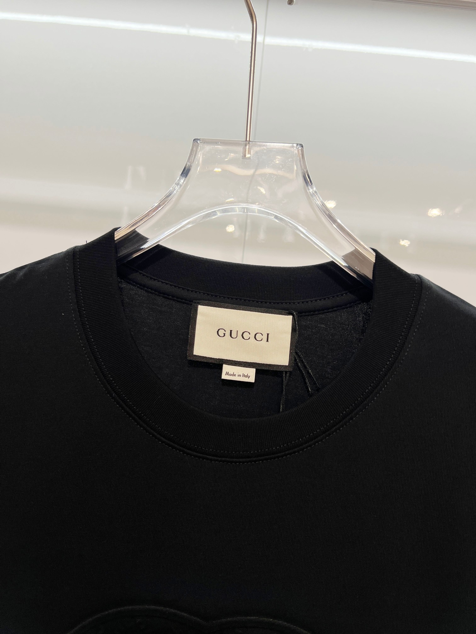 GUCCI Floral Letter Print Short Sleeve T-Shirt