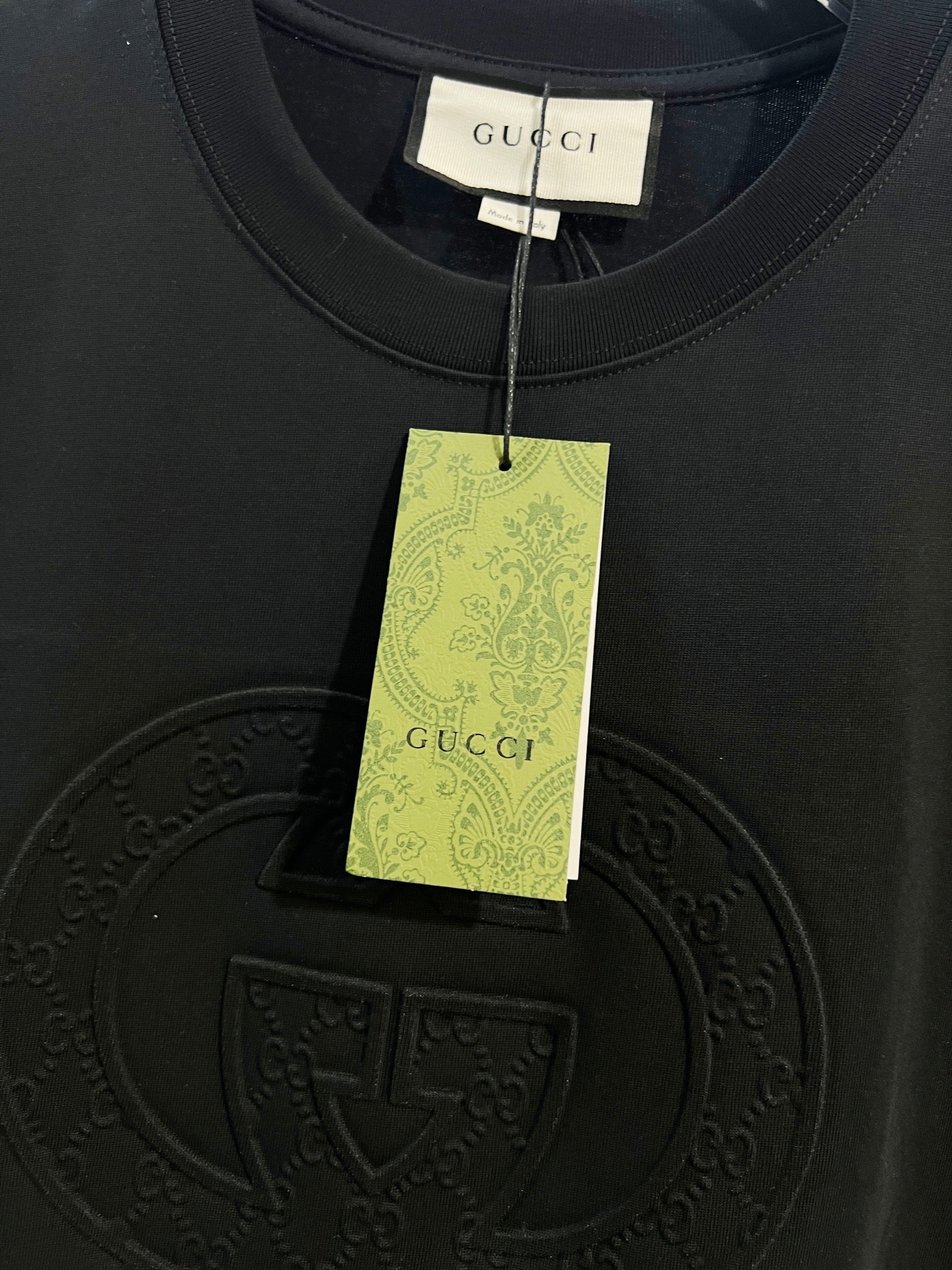 GUCCI Floral Letter Print Short Sleeve T-Shirt