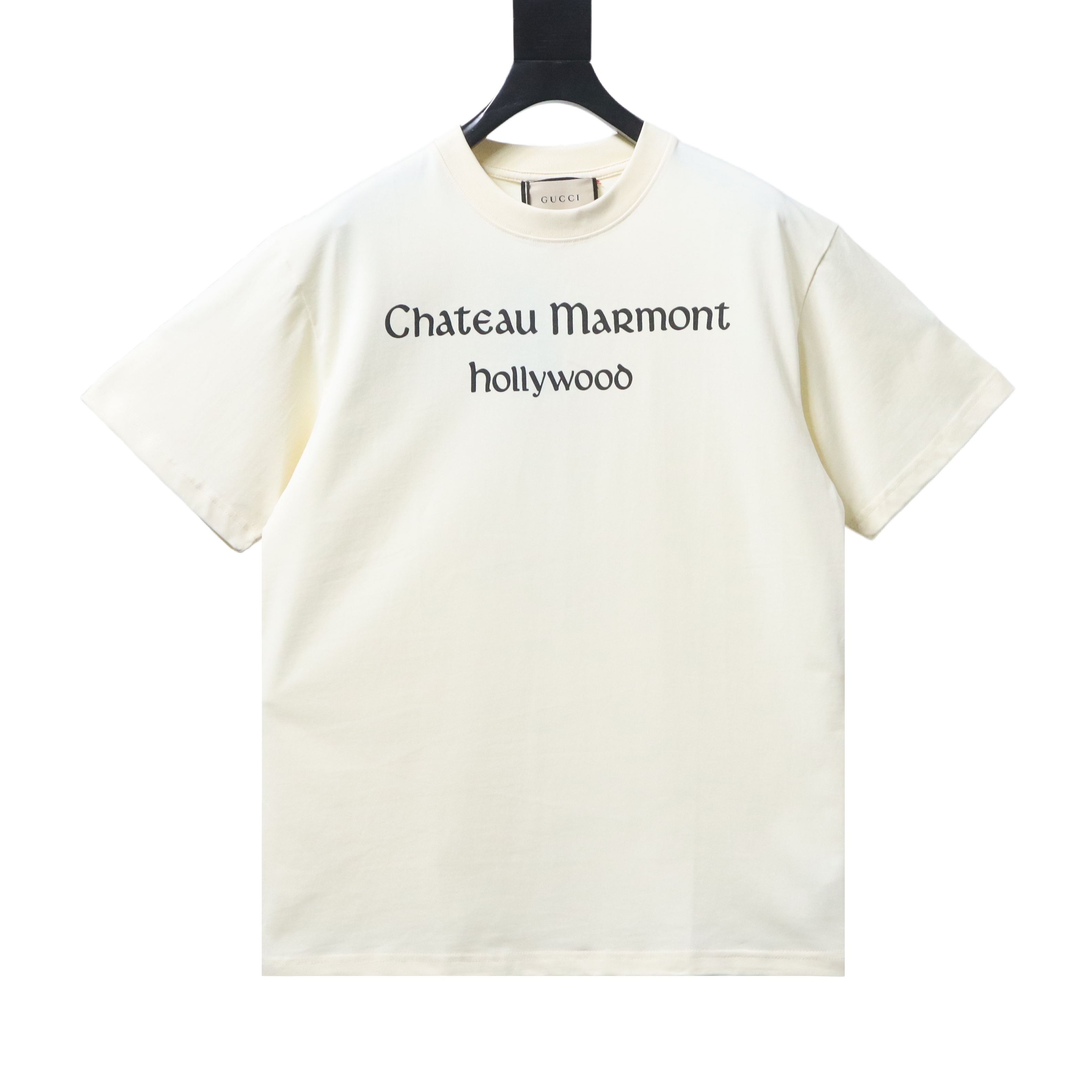 GUCCI Floral Letter Print Short Sleeve T-Shirt Style 1
