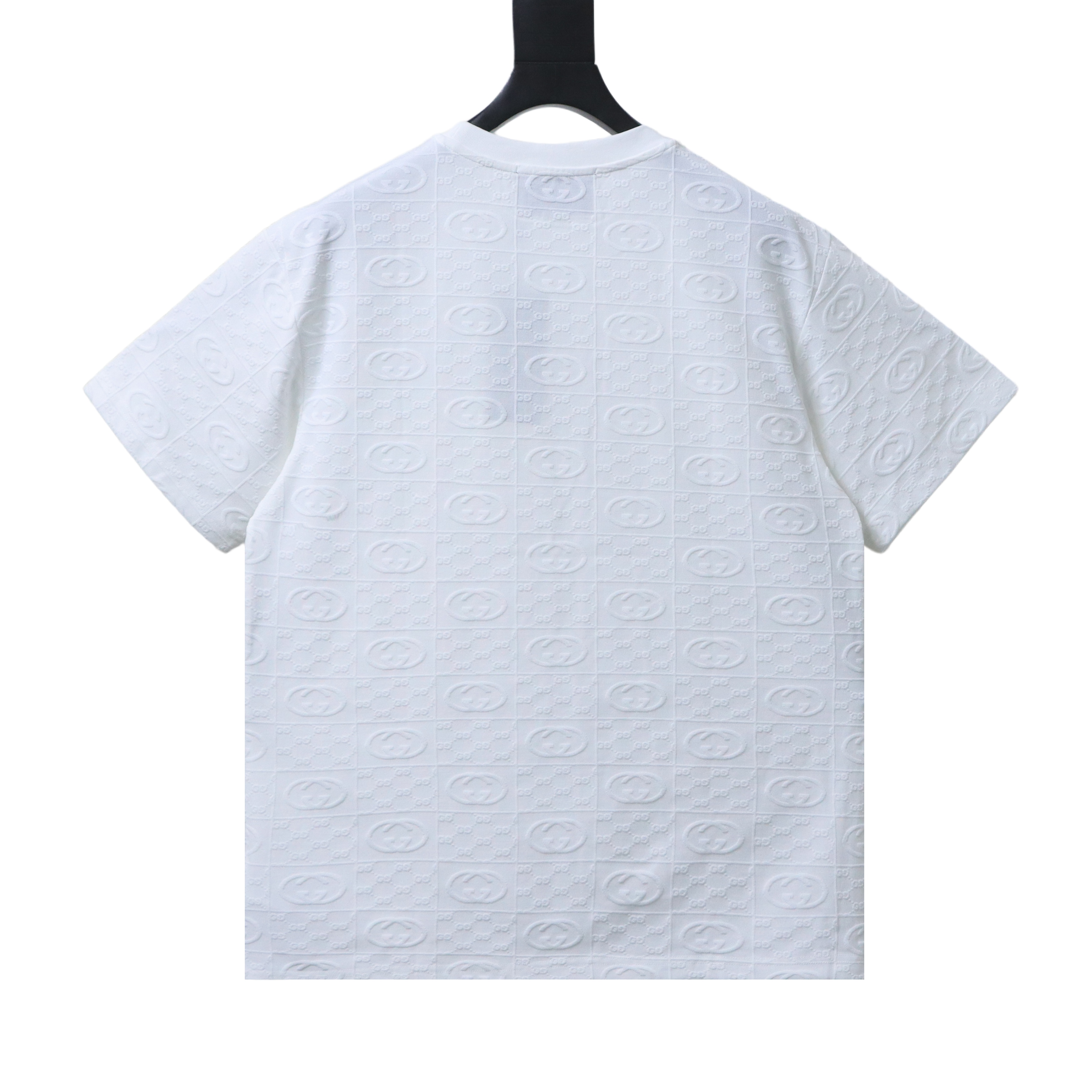 GUCCI Full GG Monogram Jacquard Short Sleeve T-Shirt Style 1