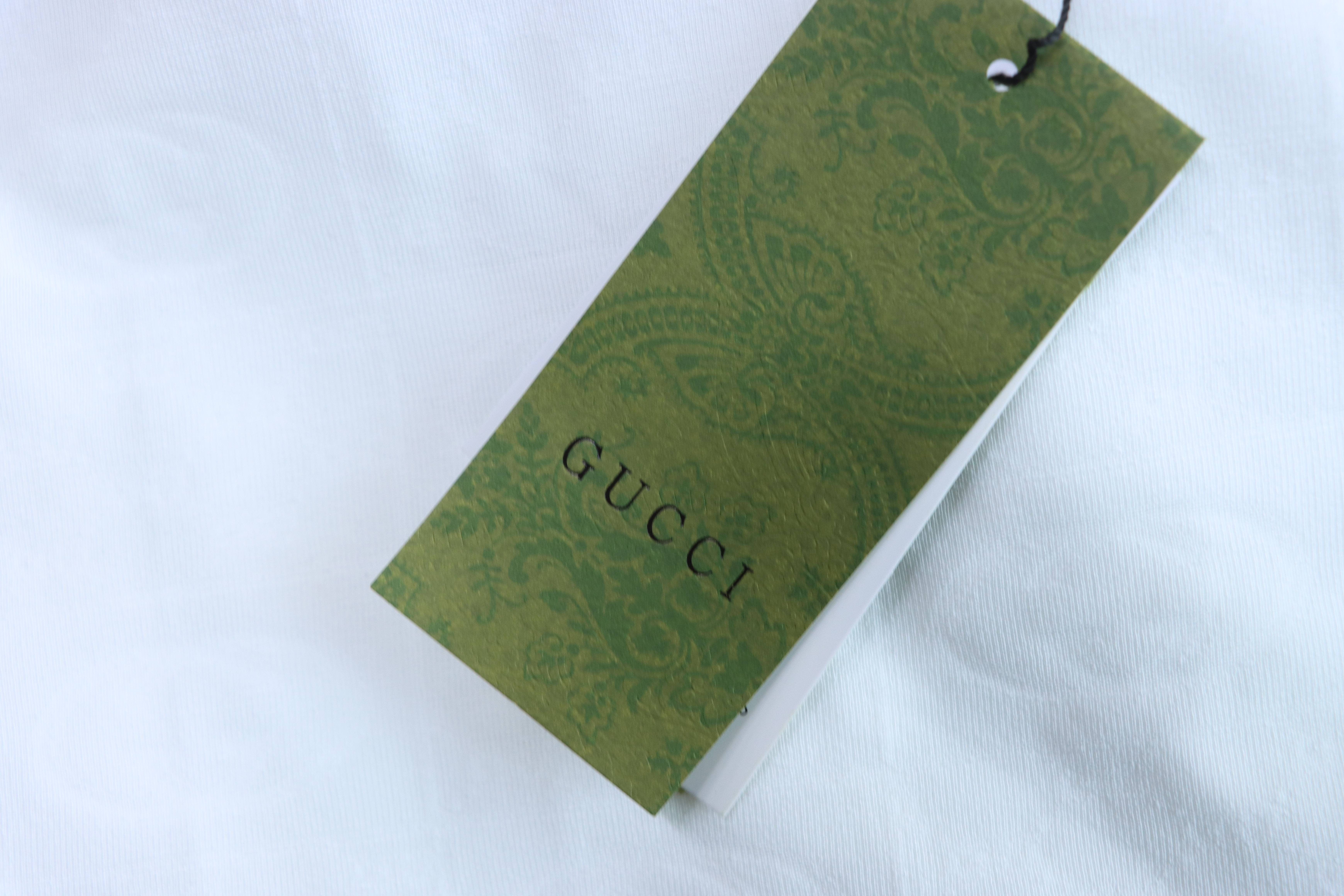GUCCI Full GG Monogram Jacquard Short Sleeve T-Shirt Style 1