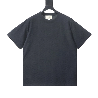 GUCCI Full GG Monogram Jacquard Short Sleeve T-Shirt Style 2 01