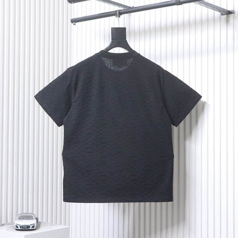 GUCCI Full GG Monogram Jacquard Short Sleeve T-Shirt Style 2