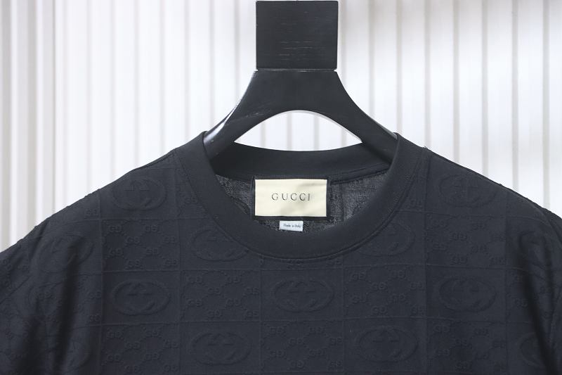 GUCCI Full GG Monogram Jacquard Short Sleeve T-Shirt Style 2