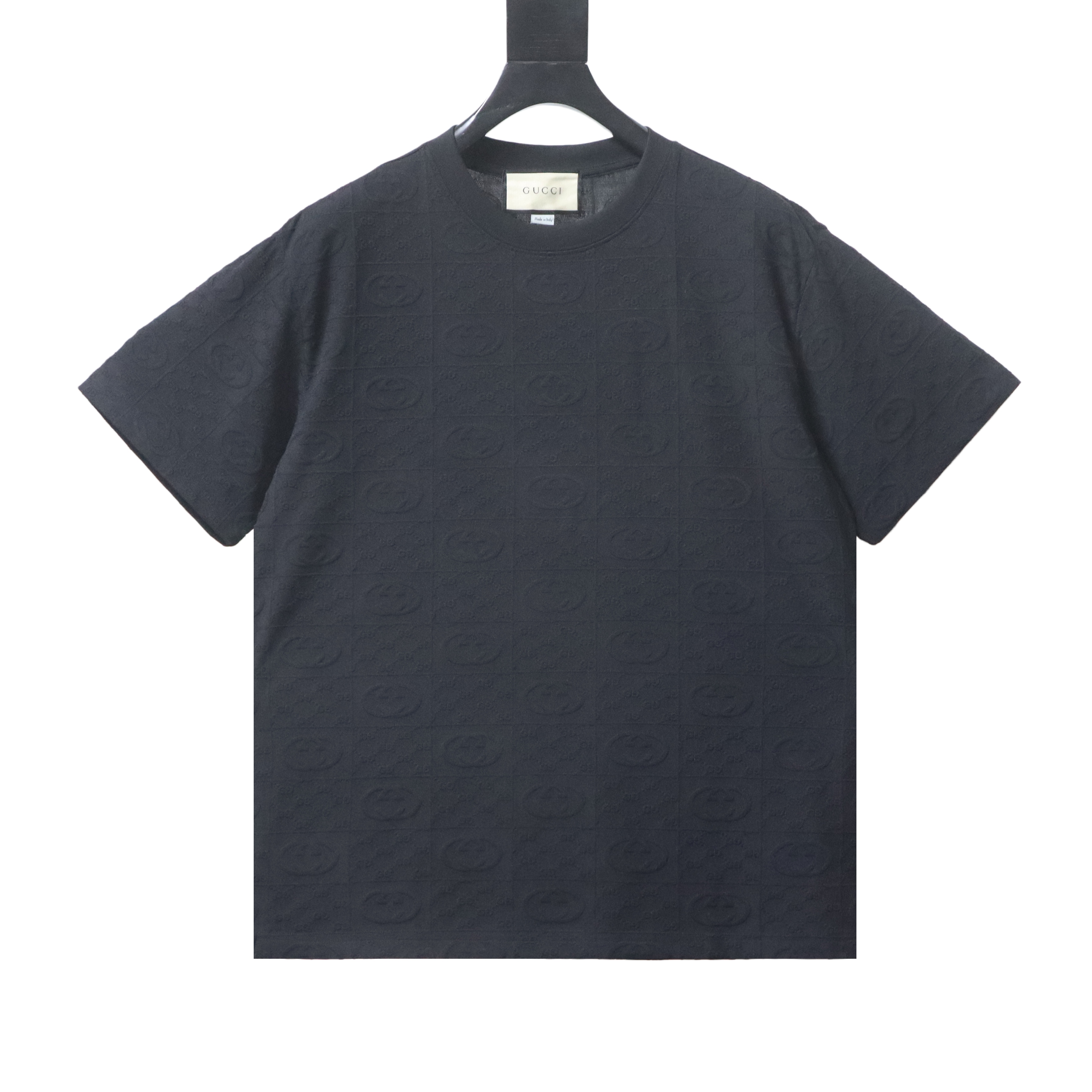 GUCCI Full GG Monogram Jacquard Short Sleeve T-Shirt Style 2