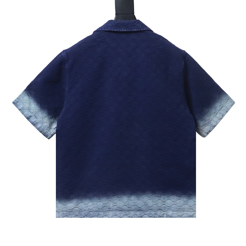 GUCCI GG Jacquard Short Sleeve Shirt