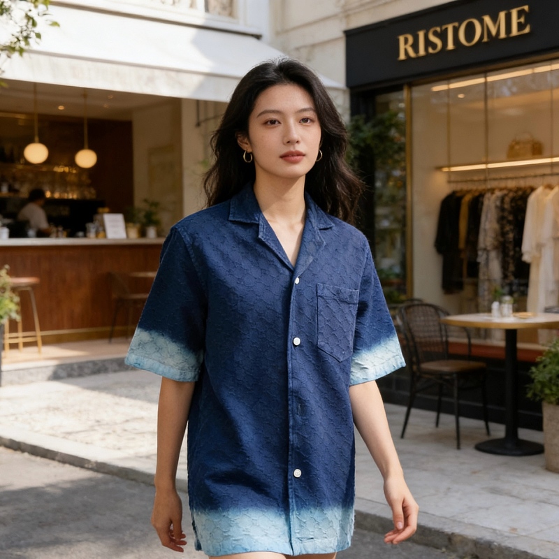 GUCCI GG Jacquard Short Sleeve Shirt