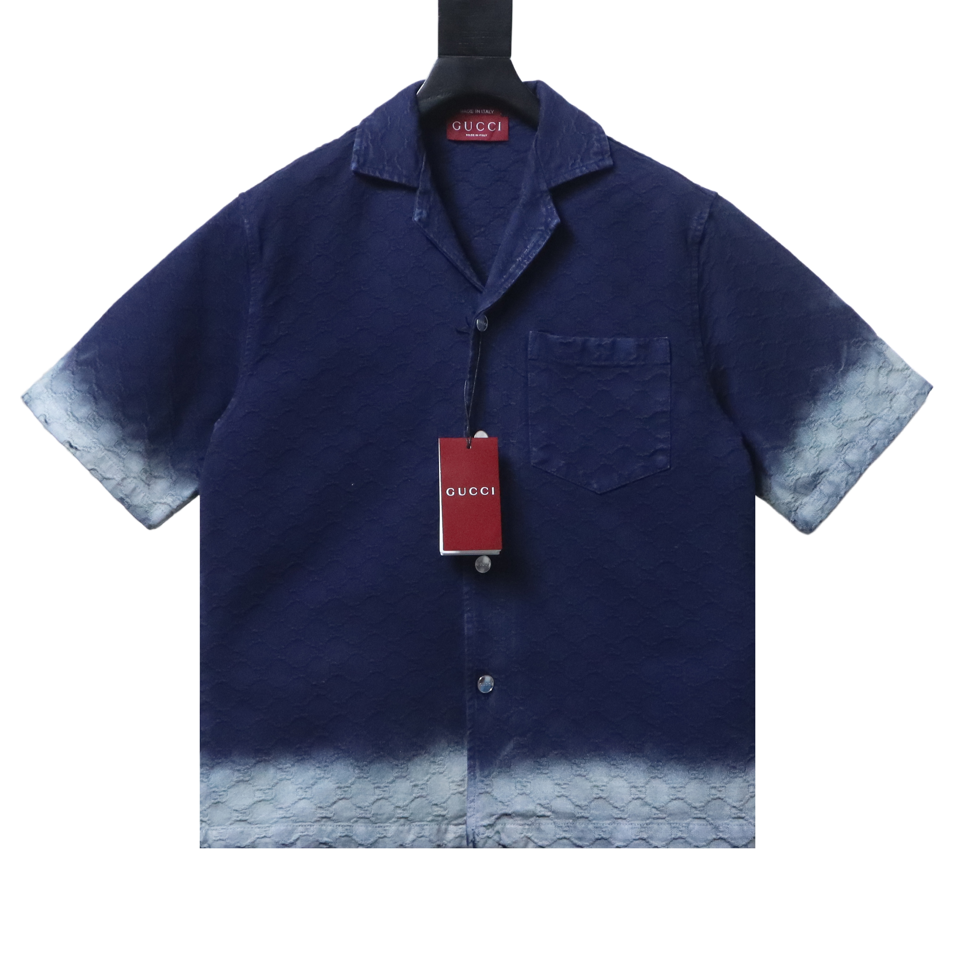 GUCCI GG Jacquard Short Sleeve Shirt
