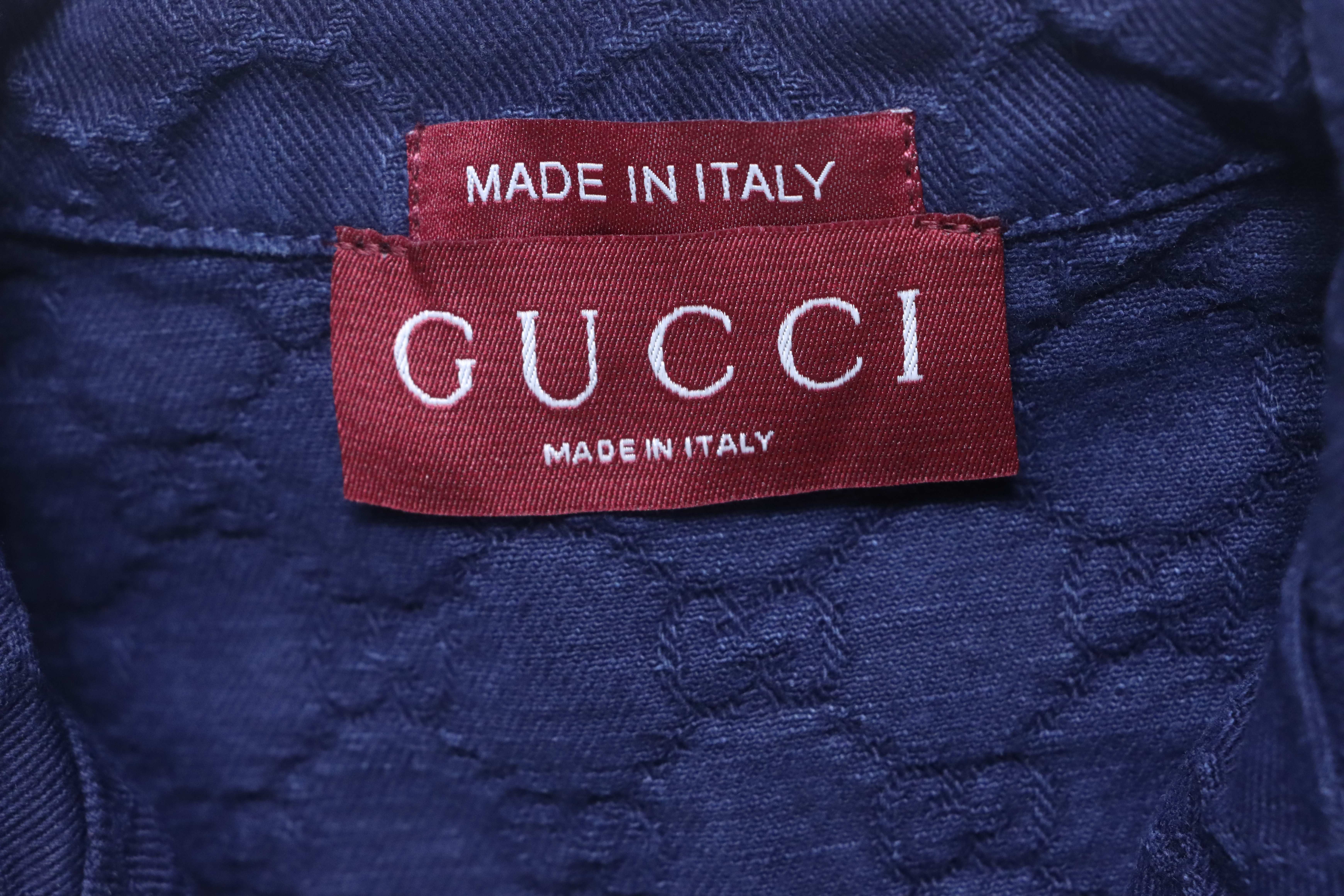 GUCCI GG Jacquard Short Sleeve Shirt