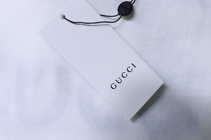 GUCCI Graffiti Smile Knit Jacquard Short Sleeve T-Shirt