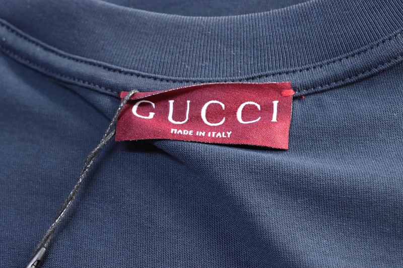 GUCCI Horsebit Embroidery Crew Neck Short Sleeve T-Shirt Style 1
