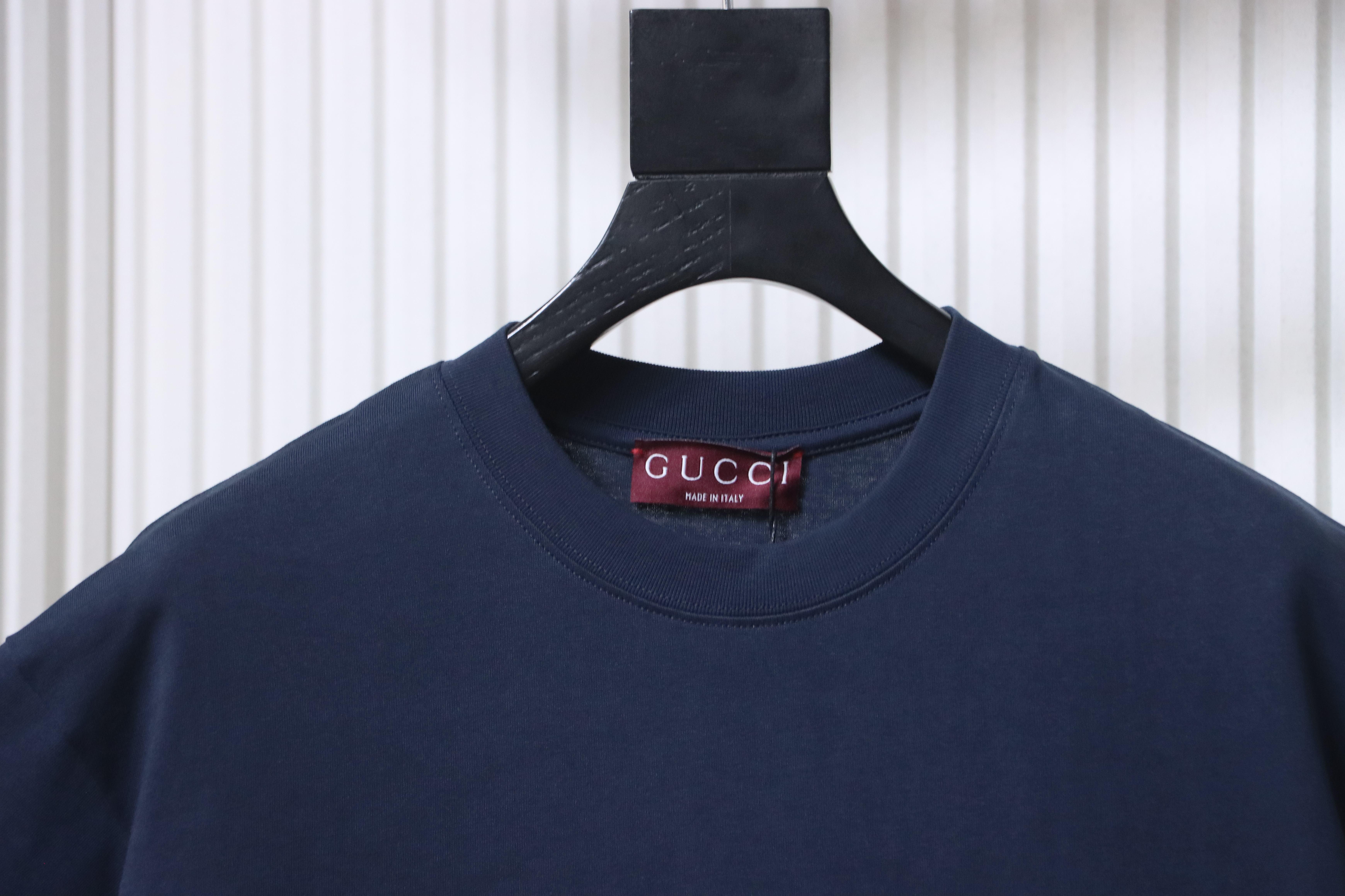 GUCCI Horsebit Embroidery Crew Neck Short Sleeve T-Shirt Style 1