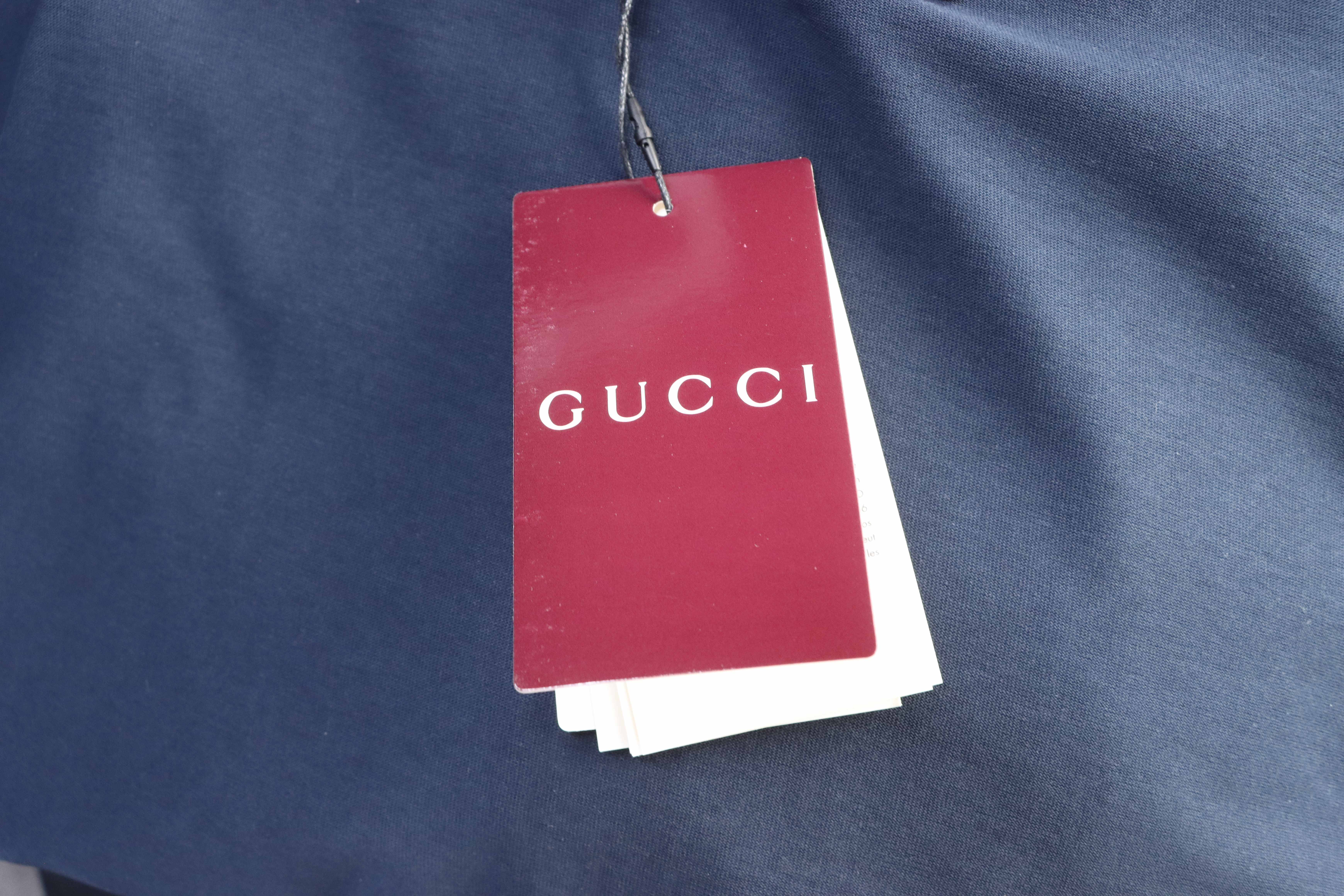 GUCCI Horsebit Embroidery Crew Neck Short Sleeve T-Shirt Style 1