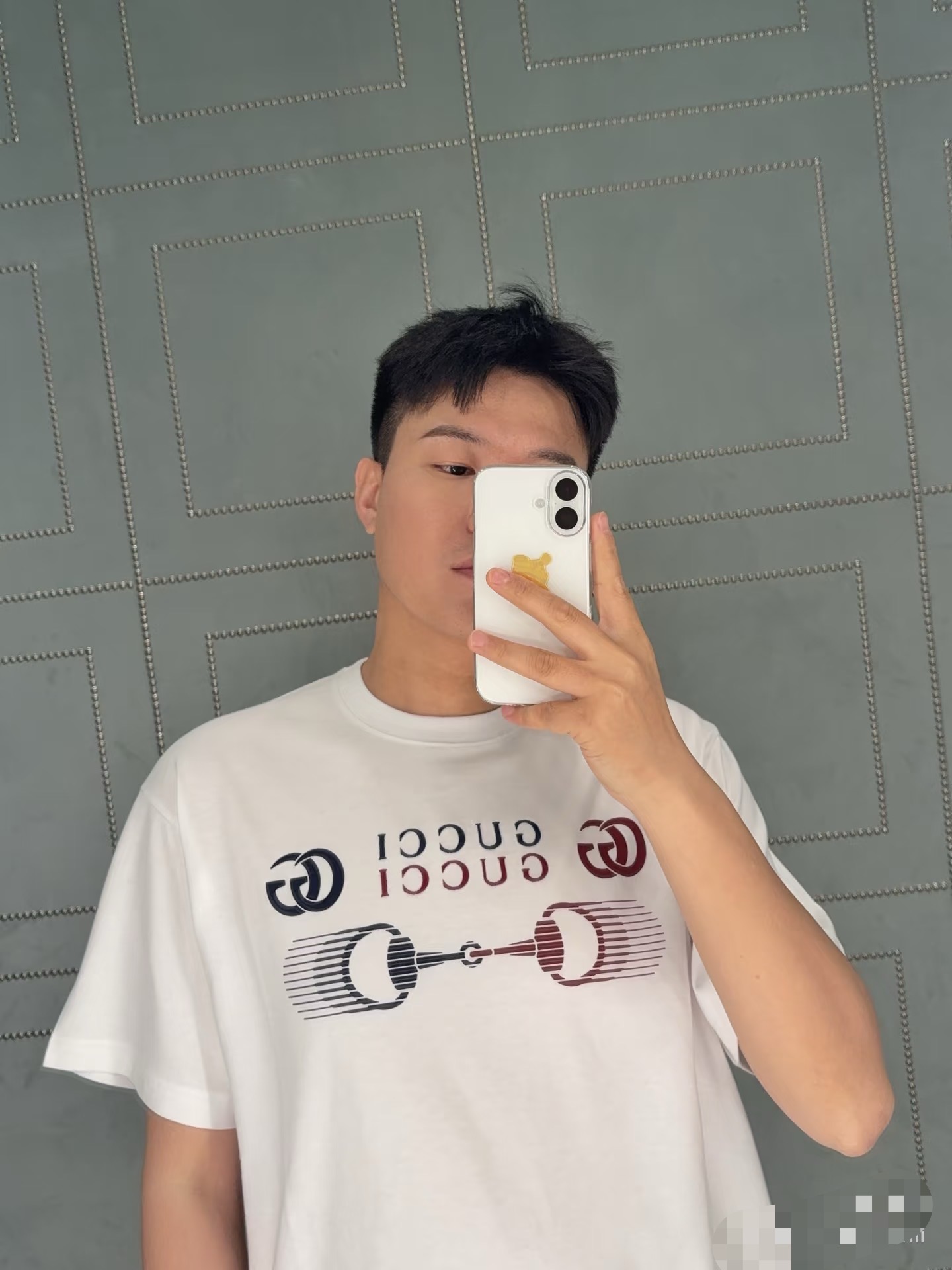 GUCCI Horsebit Embroidery Crew Neck Short Sleeve T-Shirt Style 3