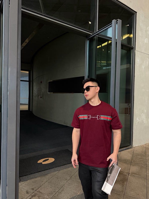 GUCCI Horsebit Webbing Short Sleeve T-Shirt Style 1
