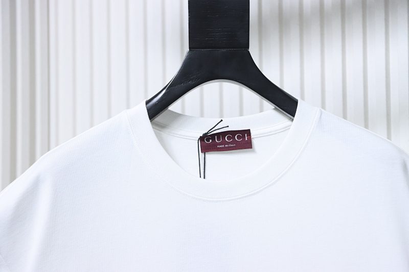 GUCCI Horsebit Webbing Short Sleeve T-Shirt Style 2