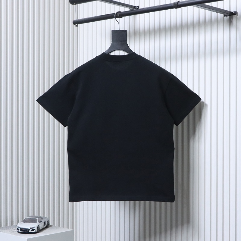 GUCCI Ink Brush Graffiti Letter Short Sleeve T-Shirt Style 2