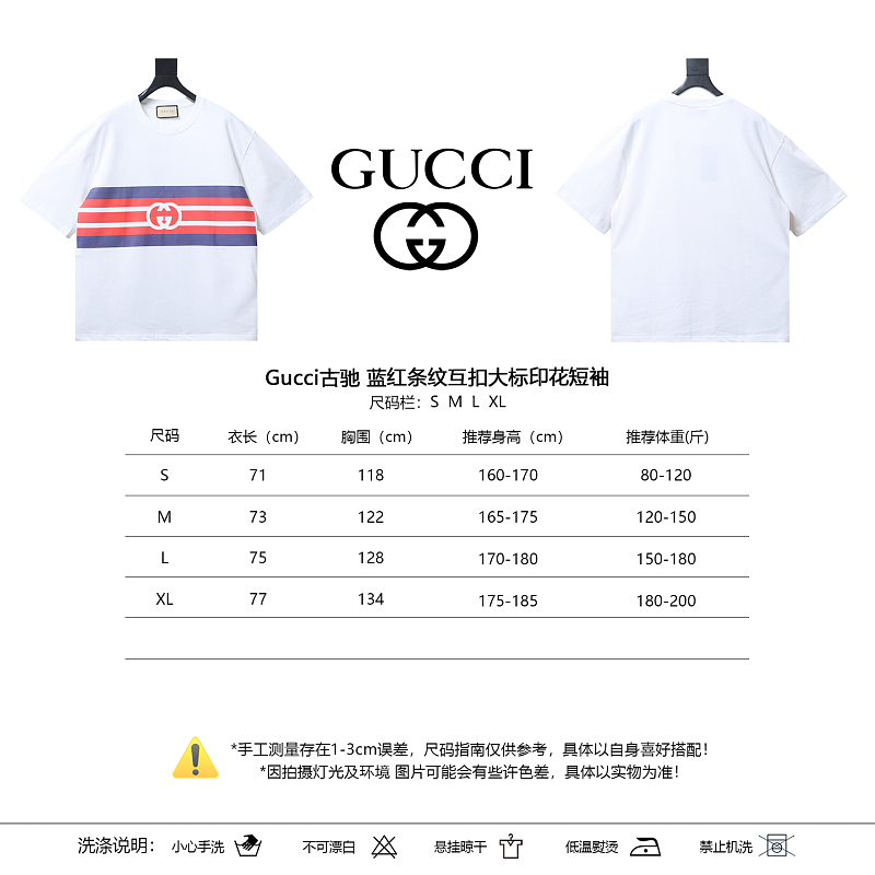 GUCCI Interlocking Print Short Sleeve T-Shirt