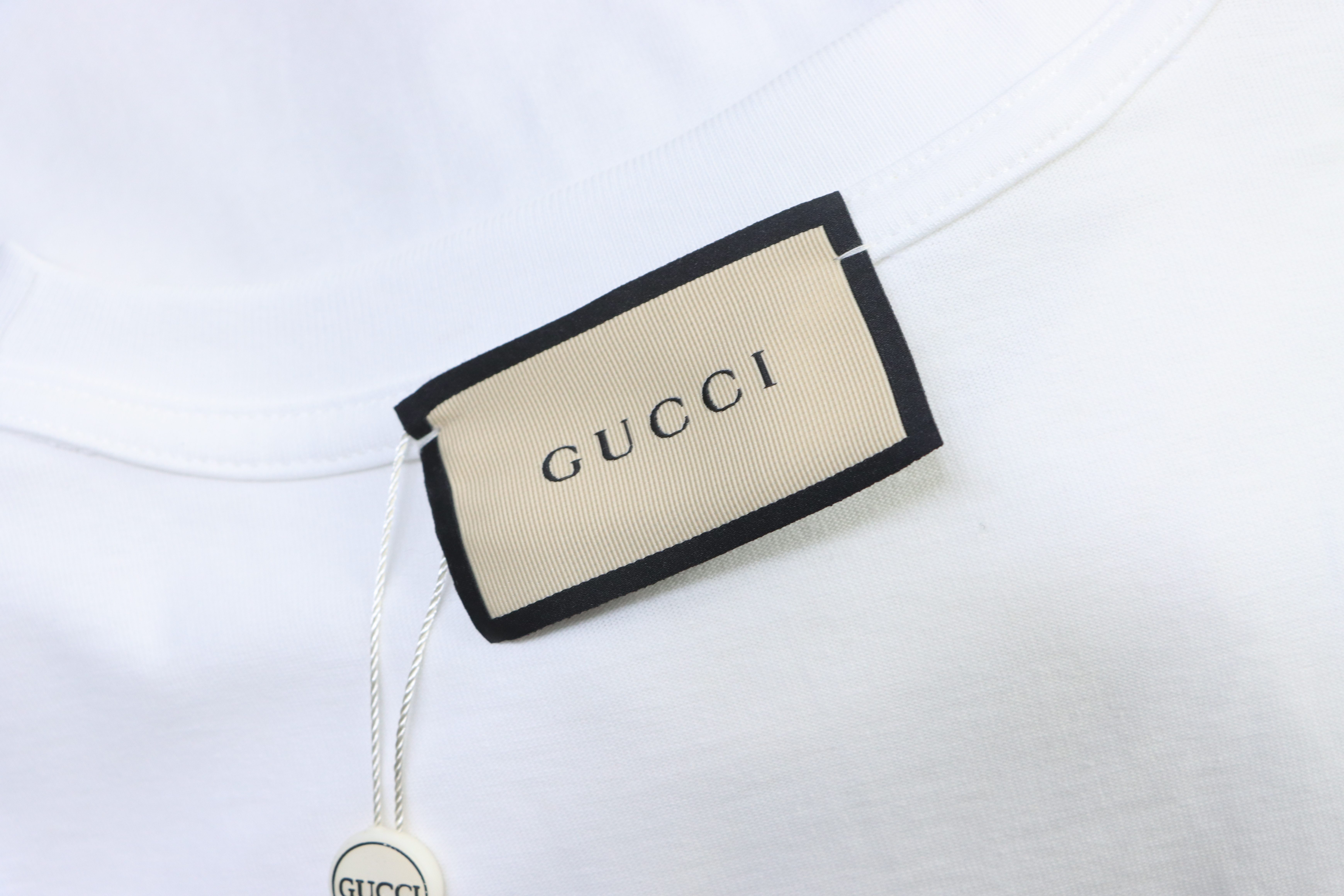 GUCCI Interlocking Print Short Sleeve T-Shirt