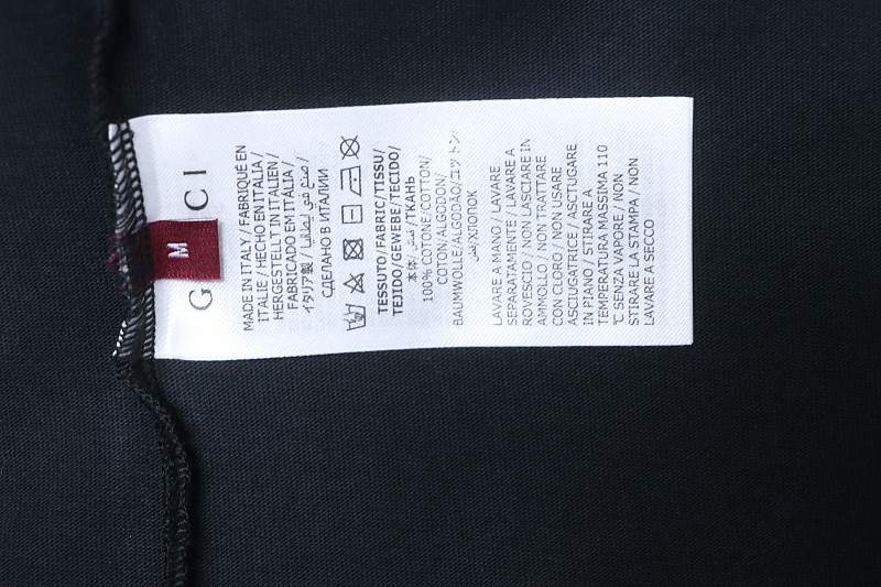 GUCCI Interlocking Small Logo Small Interlocking Logo Embroidery Short Sleeve T-Shirt Style 1