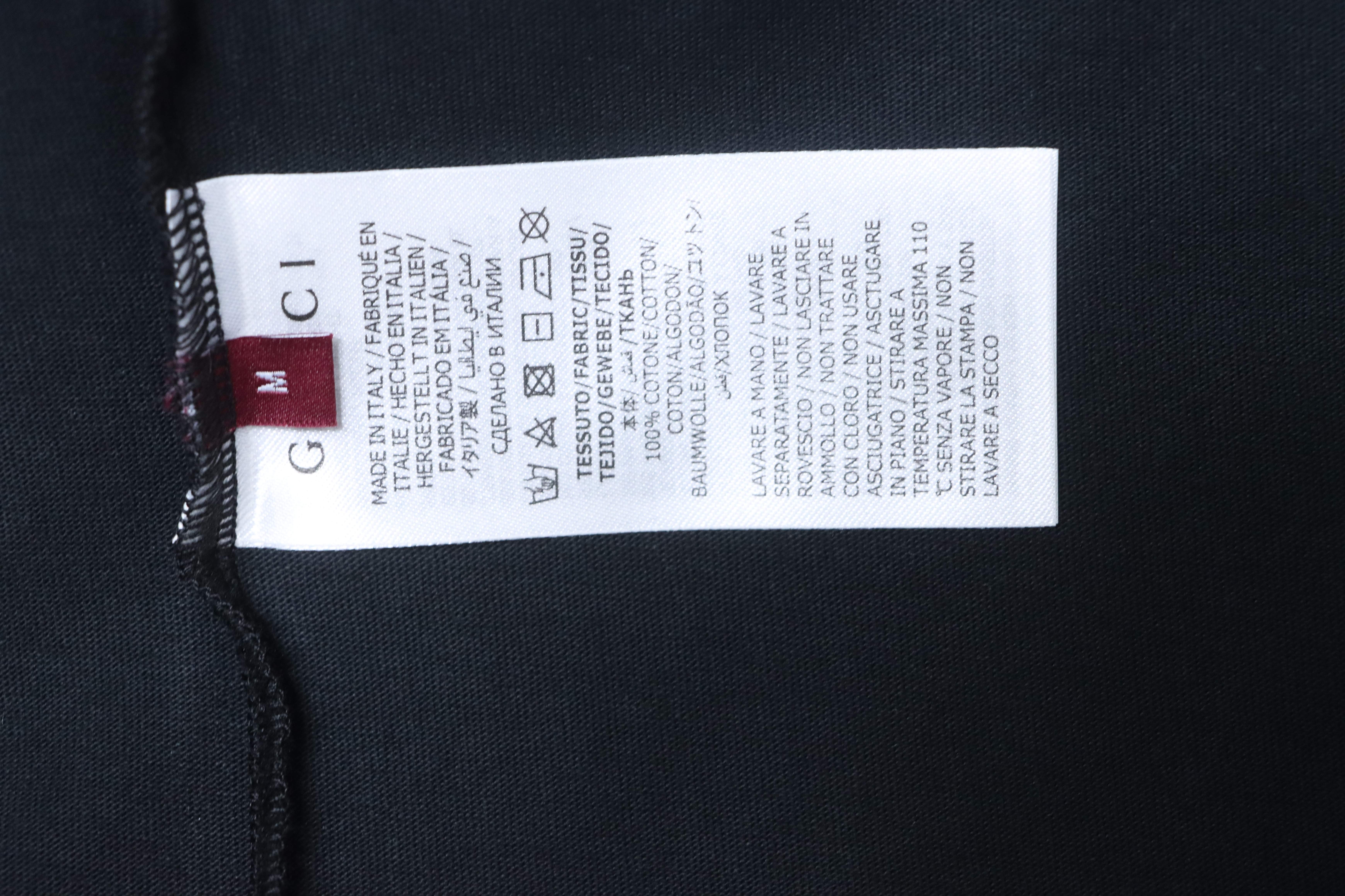 GUCCI Interlocking Small Logo Small Interlocking Logo Embroidery Short Sleeve T-Shirt Style 1