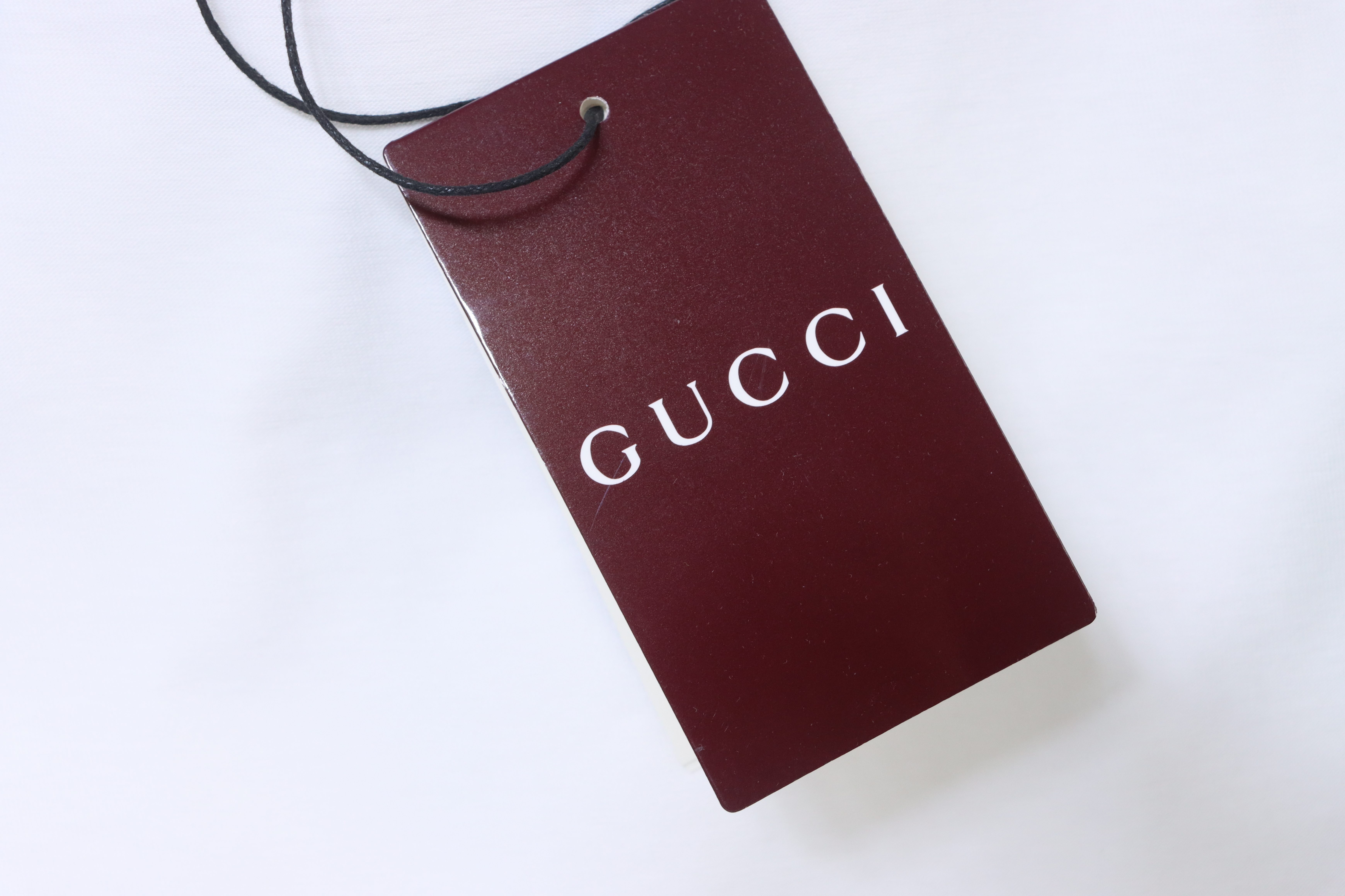 GUCCI Interlocking Small Logo Small Interlocking Logo Embroidery Short Sleeve T-Shirt Style 2