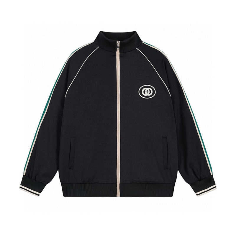 Gucci Black Jacket Tracksuit Streetwear Set