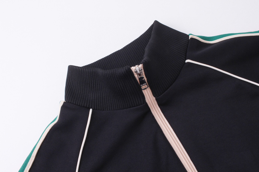Gucci Black Jacket Tracksuit Streetwear Set