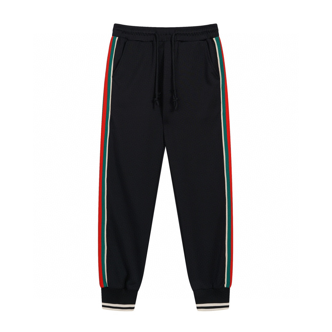 Gucci Black Jacket Tracksuit Streetwear Set