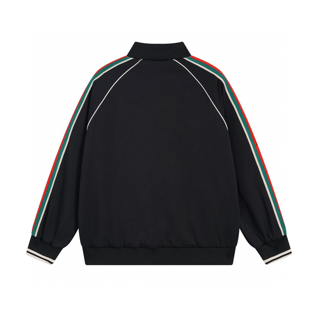 Gucci Black Jacket Tracksuit Streetwear Set