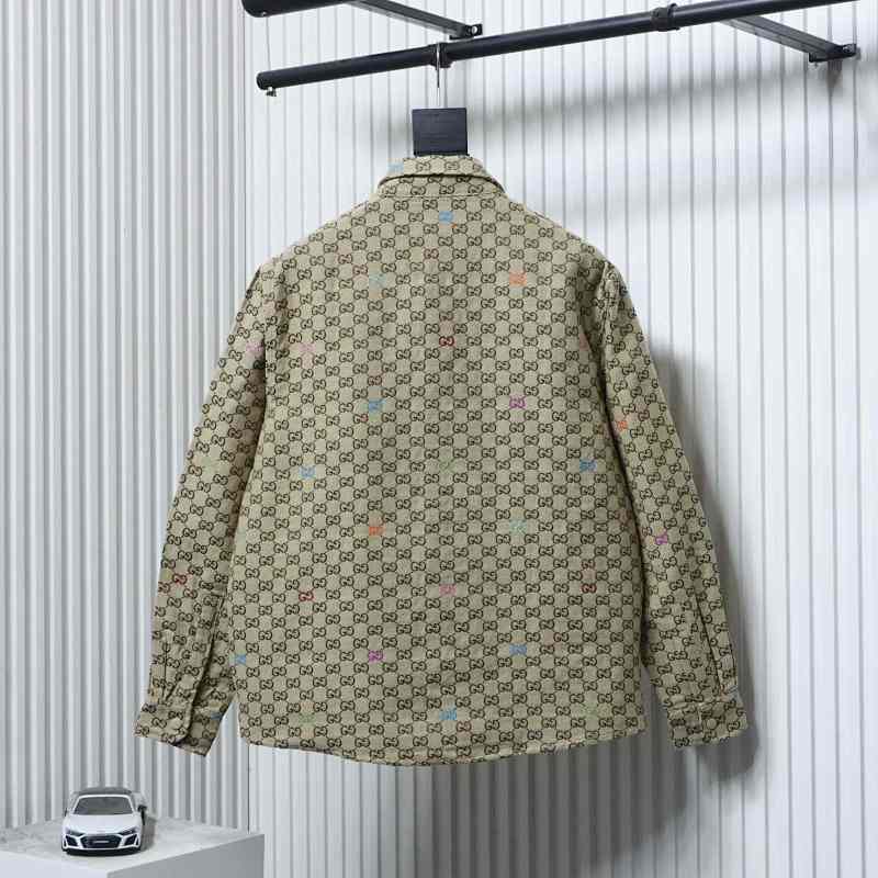 GUCCI Jacquard Embroidery Allover Print Jacket