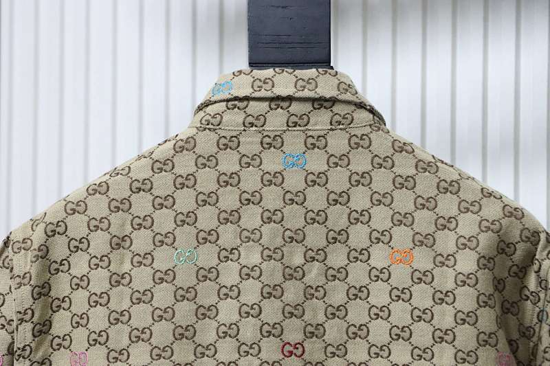 GUCCI Jacquard Embroidery Allover Print Jacket